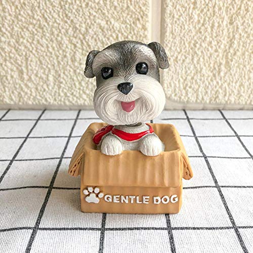 image for yuelius Car Shaking Head Dog, Head Shaking Toy, Dashboard Bobbleheads,