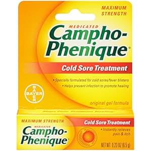 Amazon.com: Campho-phenique Cold Sore Treatment , 0.23 ...
