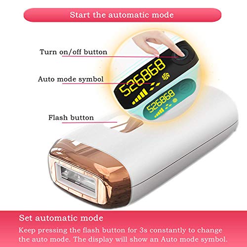TUMAKOU Painless Permanent IPL Hair Removal Device for Women & Man - 500,000 Flashes (Hair Removal Device)