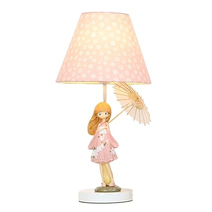 Teenage Bedroom Table Lamp Halori Umbrella With Girl Design