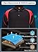 ZITY Men's Polo Shirt Cool Sweat-Wicking Color Block Short Sleeve Sports Golf Tennis T-Shirt