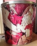 Gourmet Select Holiday Popcorn Tin - Perect Gift - 3 Flavors- Caramel, Cheese, & Butter (Packaging May Vary)