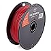 HATCHBOX PETG 3D Printer Filament, Dimensional Accuracy +/- 0.03 mm, 1 kg Spool, 1.75 mm, Red