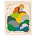 Hape African Animals George Luck Wooden Layers Puzzle