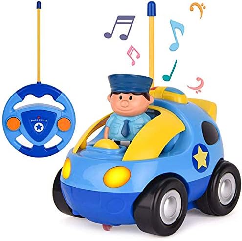 Nschjz Jouet Pour Fille Garcon De 2 Ans Jouet Voiture Bebe Voiture Telecommandee Rc Voiture Rechargeable Avec Musique Et Lumiere Cadeau Anniversaire Pour Enfant Fille Garcon 3 4 Ans Vehicules Jeux Et