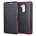 Mulbess Layered Huawei Mate 8 Leather Case，Flip Phone Case Wallet with Magnetic Clasp for Huawei Mate 8 Cover, Black