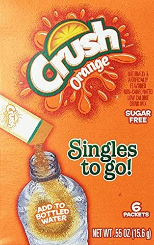 Crush Orange Singles To Go Drink Mix, (Pack - 3)