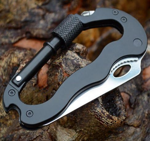 Camping Carabiner - Multifunctional 5-in-1 Outdoor Carabiner for Campers