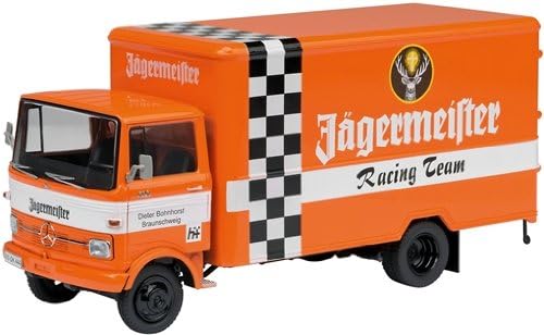 Schuco 1/43 Mercedes-Benz LP 608 box van Jagermeister Racing team (japan import)