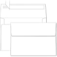 5x7 Envelopes For Invitaions 50 Pack A7 White Envelopes Quick Self Seal,for 5x7 Cards Perfect For Weddings, Invitations, Photos, Graduation, Baby