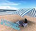 June & May Beach Canopy – Large, Lightweight, Weatherproof, Beach Tent with More UV Protection Than a Beach Umbrella 10’x6’