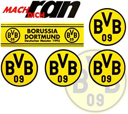 Borussia Dortmund BVB 09 Aufkleber / Sticker / Gesichtaufkleber etiqueta engomada / autocollant