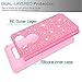 LeYi Compatible for LG V30 / LG V30 Plus/LG V35 ThinQ Case with HD Screen Protector， LeYi Luxury Glitter Bling Cute Girls Women Dual Layer Heavy Duty Phone Case for LG V30 / LG V30 + TP