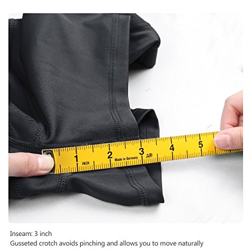 image for BALEAF Women's 3 Inches Active Sports Compression Volleyball Shorts Wo