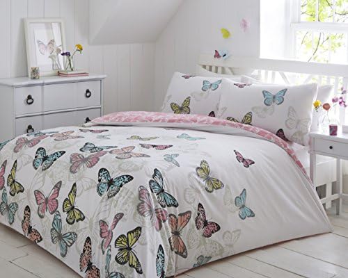 Pieridae New Butterflies Complete Duvet Bedding Quilt Cover Bedroom Set Single Double King Super King (King)