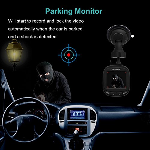 image for Dash Cam,CHORTAU Full HD 1080P Dashboard Camera with 140°Wide Angle, 