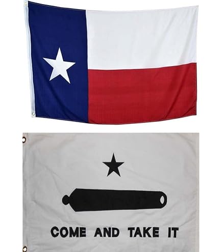 thumbnail image 2 of Trade Winds 12x18 Gonzales 'Come And Take It' Sleeve Flag, 100% Polyester, Multicolor 2 of 4