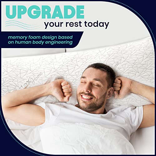 EnerPlex Body Pillow for Adults Adjustable 54 x 20 Inch Long Pillow