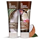 Desert Essence Coconut Shampoo & Conditioner - 8 oz.(Bundle)