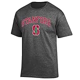 Elite Fan Shop Stanford Cardinals Tshirt Arch Charcoal - M