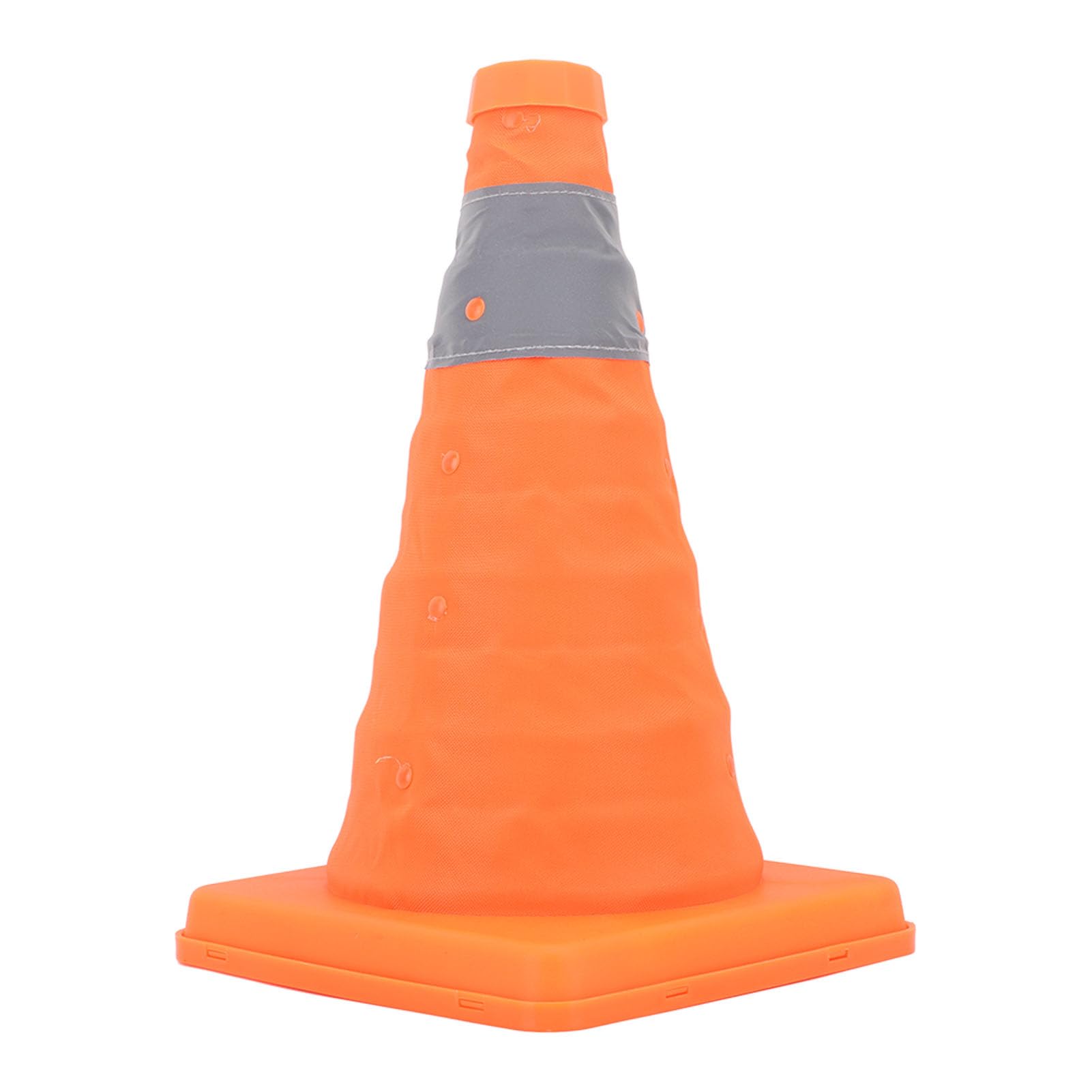 banapoy Traffic Cone, 11.8inch Collapsible Reflective Safety Cone Orange Cone, Foldable Parking Cone for Driver Training Practice, Road Safety, Mini Construction Cone, Car Safety Equipment