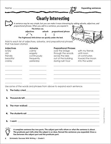 Scholastic Success With Writing: Grade 5 Workbook - Thumbnail 2