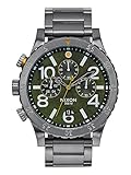 Nixon Men's A4862069 48-20 Chrono Analog Display Japanese Quartz Grey Watch