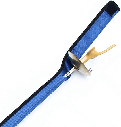 Escrime Epee Sling Sac A Bandouliere Pour Fleuret Et Sabre Epee Epee Manches Housse Tuyau Tube Pour Armes Escrime Escrime Lame Accessoires Professionnels Blue Amazon Fr Cuisine Maison