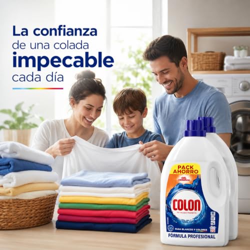 original profesional detergente líquido lavadora, pack de 2, 9.8L