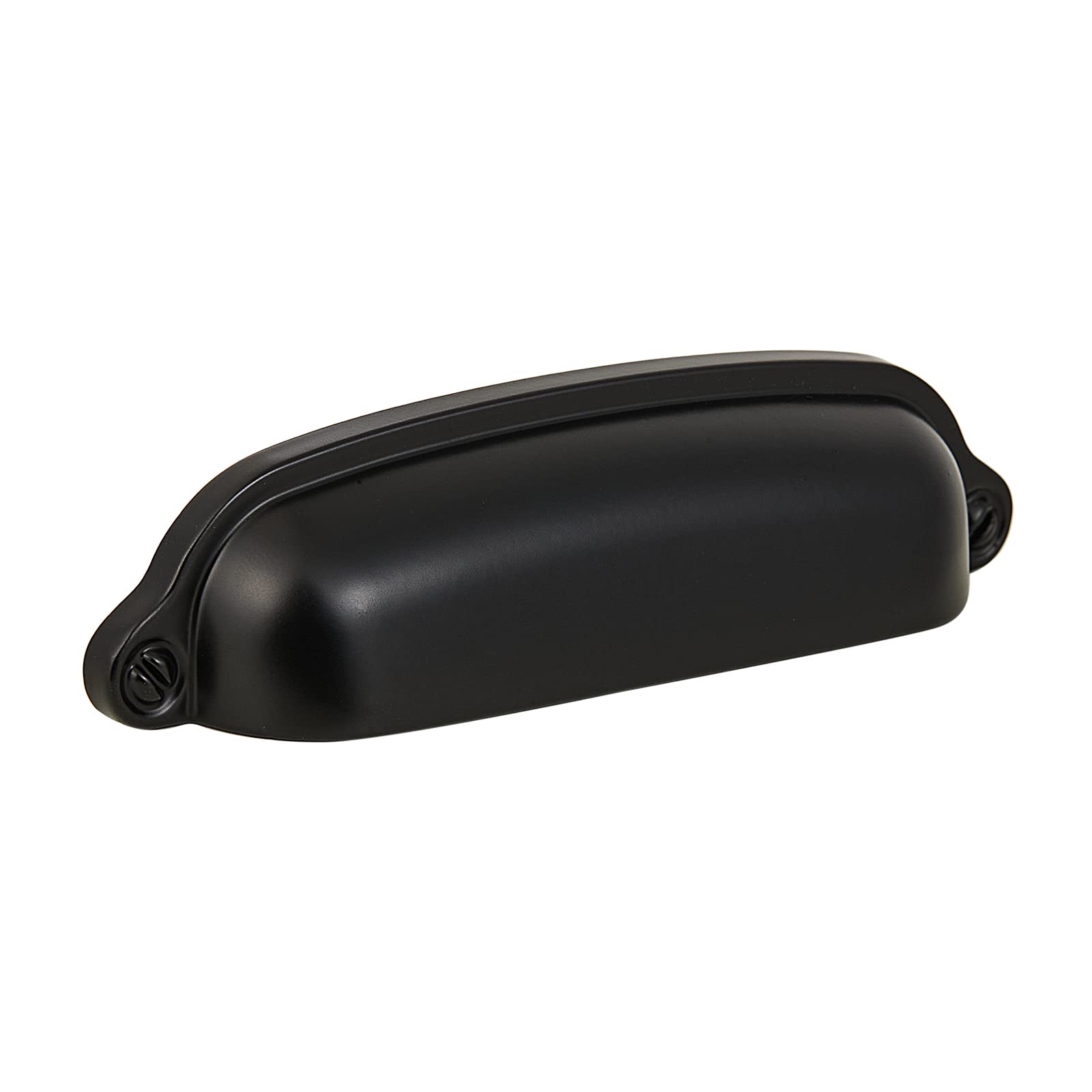 HARPOON 10 Pack Bin Cup Handle Pulls,Vintage Drawer Pulls,Cabinet Hardware,Shell Handle,3.78 Inch Black — image 1