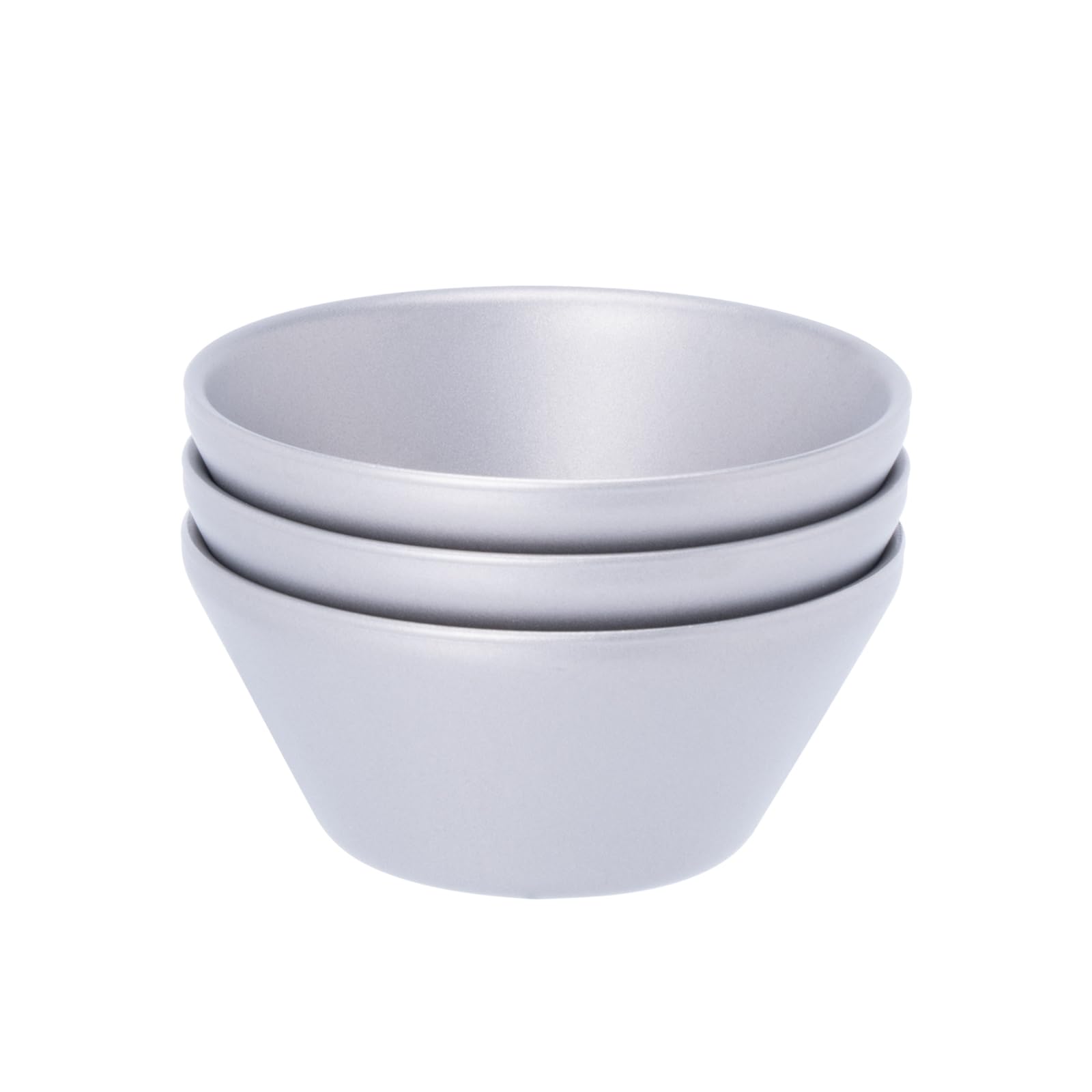 Boundless Voyage 30ml Titanium Tea Cup Double-Layer Insulation Portable Camping Teapot Set Mug for Coffee Liquor Picnic Hiking Drinkware (Ti3083D-3pcs)