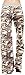 X-Image Women's Casual Pajama Pants Floral Print Drawstring Palazzo Lounge Pants Wide Leg Camo, Medium