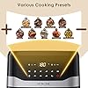 Air-Fryer-Hosome-Airfryer-for-Home-Use-7L-Large-Capacity-1800W-9-Preset-Menus-Rreheat-Digital-Touchscreen-TimeTemperature-Control-for-Air-Fry-Roast-Bake-Healthy-Oil-Free-Cooking Air Fryer, Hosome Airfryer for Home Use 7L Large Capacity 1800W 9 Preset Menus Rreheat Digital Touchscreen, Time/Temperature Control for Air Fry, Roast, Bake, Healthy Oil-Free Cooking