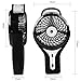 D-FantiX Handheld Fan Battery Operated Portable Water Misting Fan Personal Mist Fan for Travel, Home and Outdoor (Black)