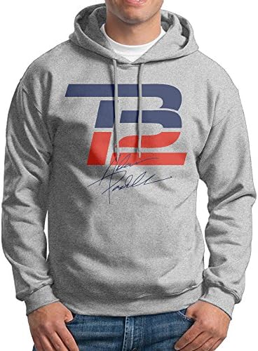 LOVEGIFTTO MEN Mens Unisex Brady Comeback Kid TB12 Timeless Classic Skull Beanie Hoodie Sweatshirts Ash Large