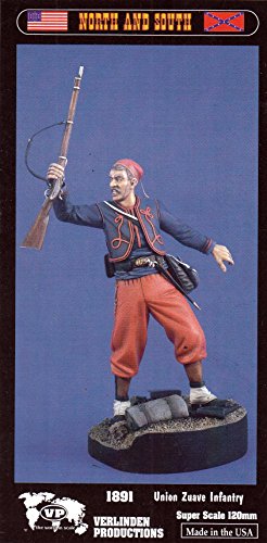 VER1891 120mm Verlinden North and South Figure - Union Zuave Infantry [MODEL BUILDING KIT]