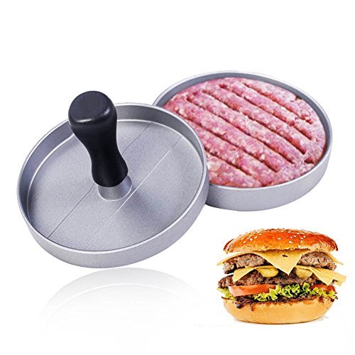 Hamburger Press - XIAOJU Heavy Duty Non-Stick Veggie Burger Patty Maker , BBQ Grill Hamburger Mold  Press For Halloween,Party