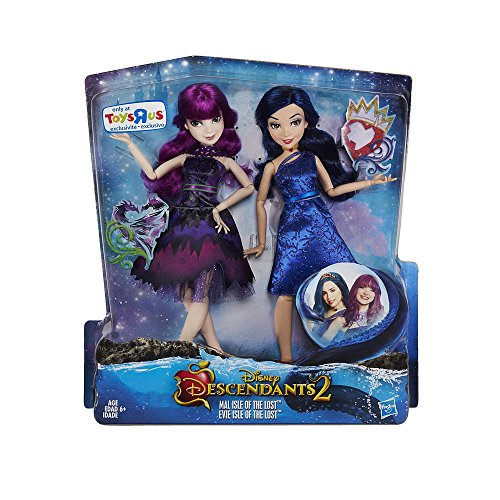 Exclusive Disney Descendants 2 Mal and Evie 2 Pack Doll Set