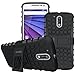 Moto G4 Case, Moto G4 Plus Case - OEAGO [Shockproof] [Impact Protection] Tough Rugged Dual Layer Protective Case Cover with Kickstand for Motorola Moto G4 / G4 Plus (Moto G Plus, 4th Gen) - Black