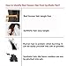 Emosa Clip in 100% Real Human Hair Extensions Straight Full Head #2 Dark Brown … (18'')