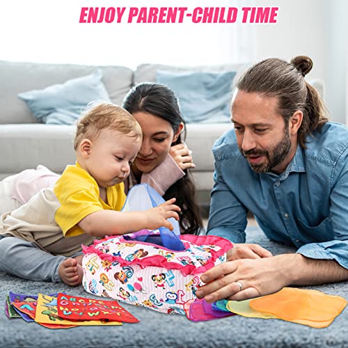 BestMal Baby Tissue Box Toy, Montessori Toys for Babies 612 Months