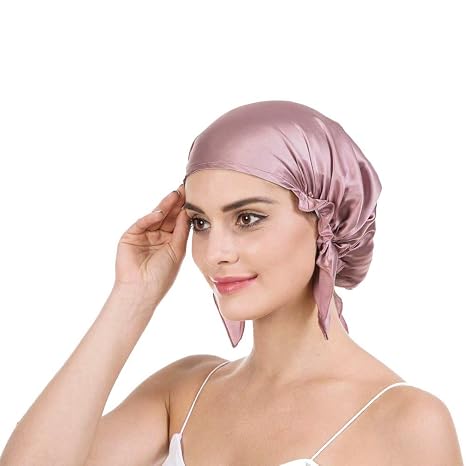 Buy Savena 100 Mulberry Silk Night Sleeping Cap X Large Size For