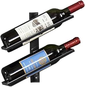 TIANPIN Estante de Vino Colgante Estantes de Vino de Metal montados en