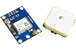 Binifub -NEO-8M New NEO-8M GPS Module NEO8MV2 with Flight Control EEPROM APM2.5 Antenna for