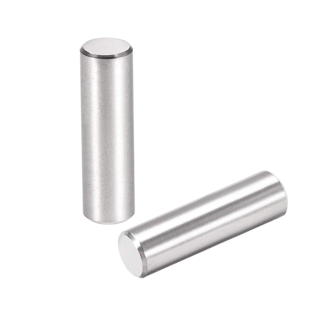 sourcing map 25Pcs 6mm X 20mm Dowel Pin 304 Stainless Steel Cylindrical Shelf Support Pin Fasten Elements Silver Tone