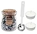 Sealing Wax Beads, Yoption about 120 Pieces Lucky Star Shape Sealing Wax Beads with 1 Piece Wax Melting Spoon and 2 Pieces Candles for Wax Seal Stamp (Silver)
