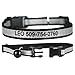 GoTags Personalized Reflective Cat Collars, Engraved Custom Cat Collar with Name and Phone Identification, Breakaway Collar with Safety Release Buckle and Bell, Adjustable for Cats and Kitten, (Blue)