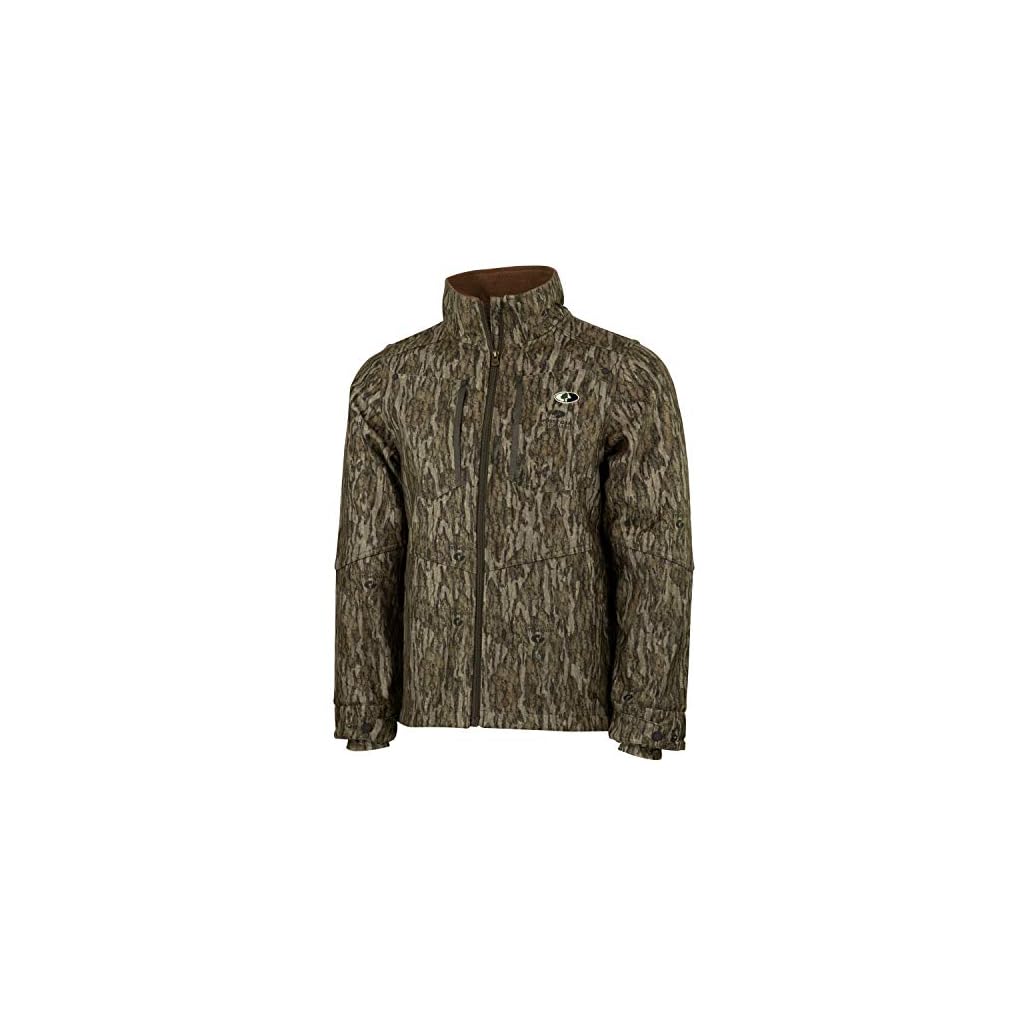 Mossy Oak Sherpa Fleece Lined Camo Hunting Jacket for Men North Fork