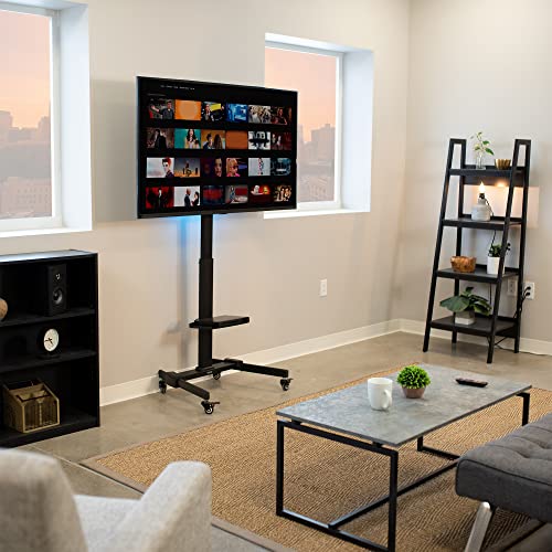 VIVO Mobile TV Cart for 32 to 70 inch Screens up to 77 lbs, LCD LED