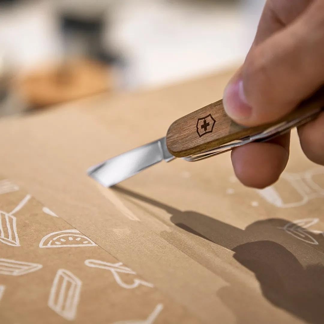 Victorinox Schweizer Taschenmesser, Spartan Wood, Multitool, Swiss Army Knife mit 10 Funktionen, Klinge, Dosenöffner 2